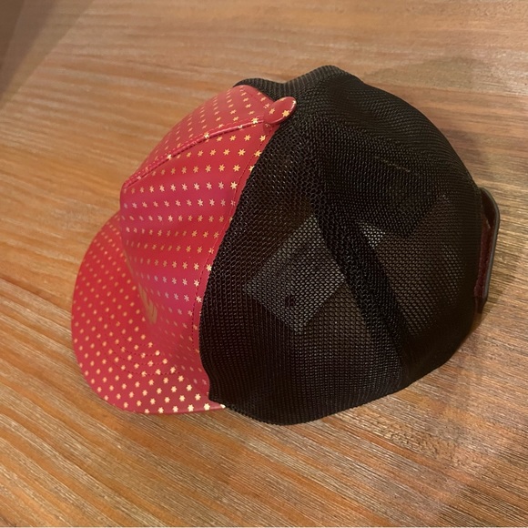 NWT Gucci “Guccy” Logo Moon/Star Print Baseball Hat - Red (L) - Discontinued - Picture 5 of 14